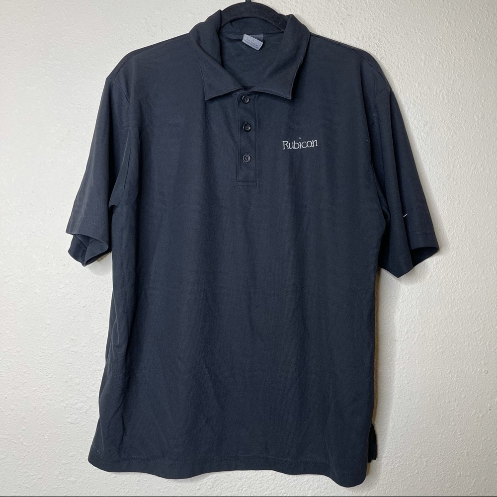 Nike Black Dri Fit Rubicon Short Sleeve Polo Shirt